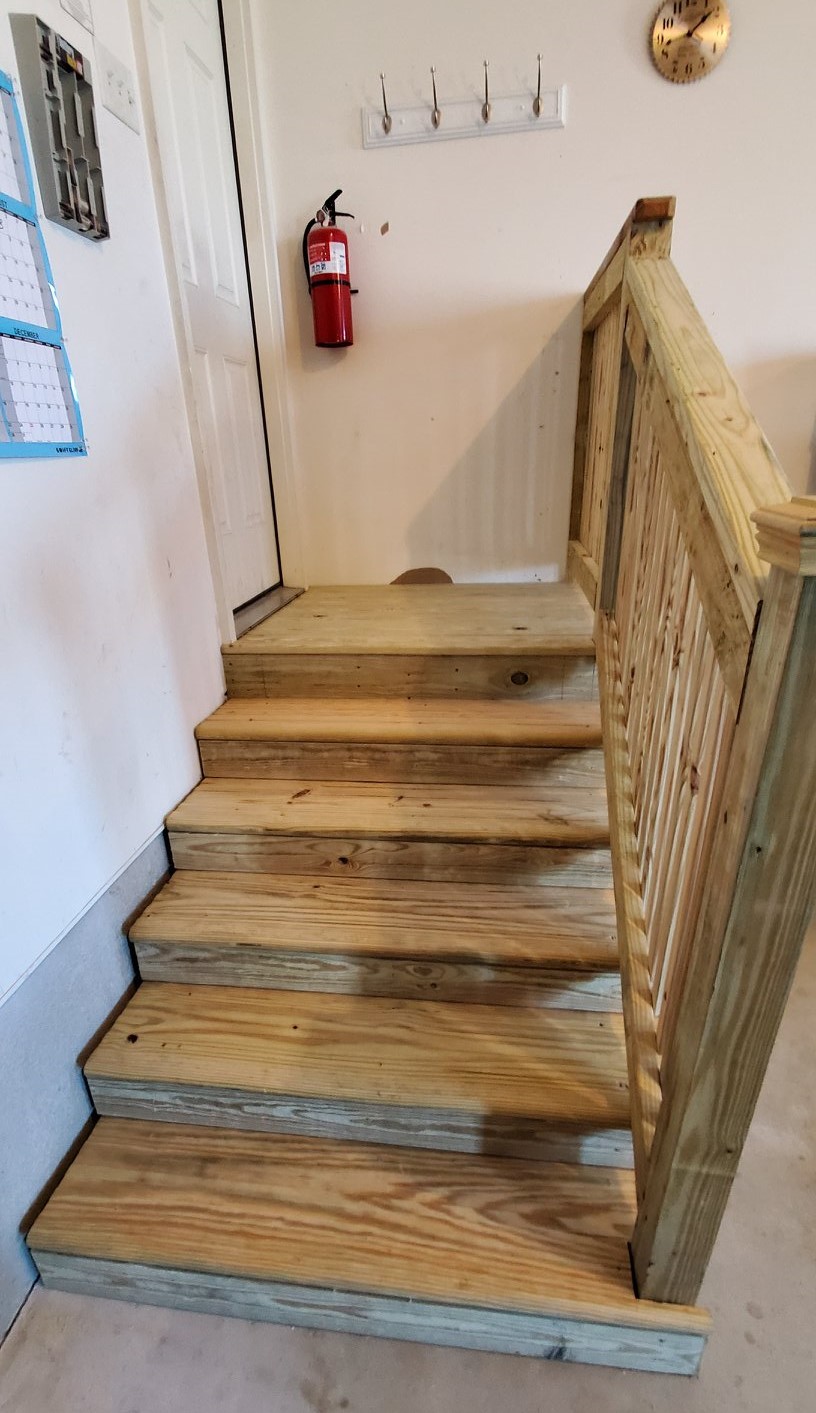 stairs replacement after